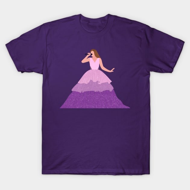 speak now eras tour purple gown T-Shirt by FunartsbyM